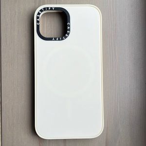 Casetify Impact matte white sand iPhone 13 mini